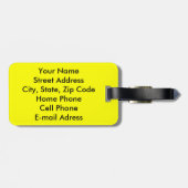 生物学的災害［有害物質］の記号の荷物のラベル ラゲッジタグ (裏面横)