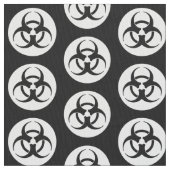 生物学的災害［有害物質］の記号 ファブリック (クローズアップ)