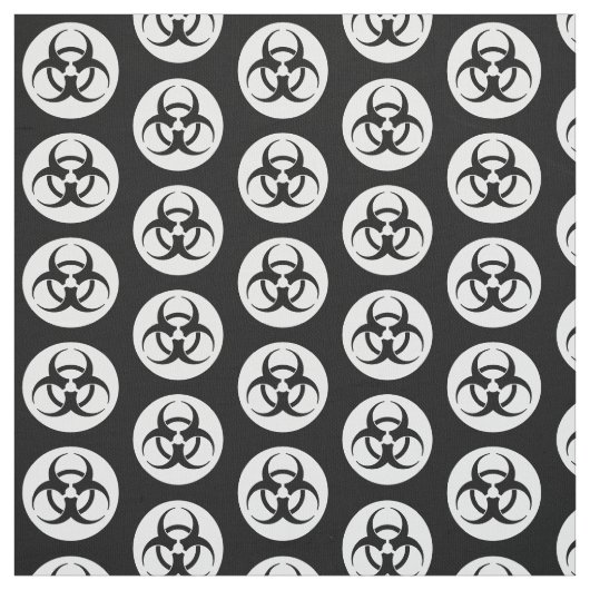 生物学的災害［有害物質］の記号 ファブリック (見本)