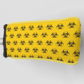 生物学的災害［有害物質］アイコンのパターン ゴルフヘッドカバー (正面)