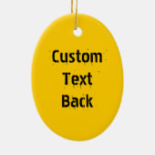 生物学的災害［有害物質］アイコン セラミックオーナメント (裏面)