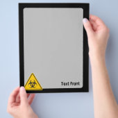 生物学的災害［有害物質］アイコン チラシ (手)