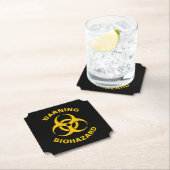 生物学的災害［有害物質］アイコン ペーパーコースター (インサイチュ)