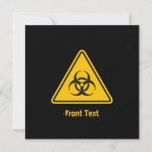 生物学的災害［有害物質］アイコン 招待状 (正面)