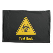 生物学的災害［有害物質］アイコン 枕カバー (裏面)