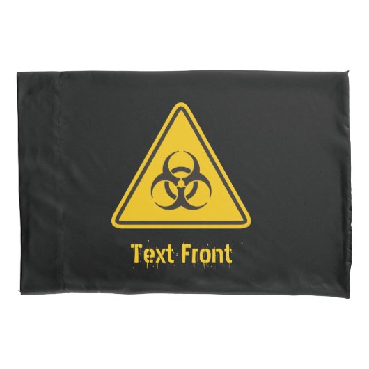 生物学的災害［有害物質］アイコン 枕カバー (正面)