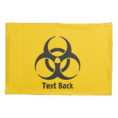 生物学的災害［有害物質］アイコン 枕カバー (裏面)