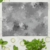 生物学的災害［有害物質］アーバン迷彩柄タオル キッチンタオル (折り畳み)