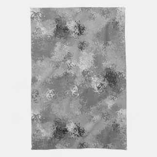 生物学的災害［有害物質］アーバン迷彩柄タオル キッチンタオル