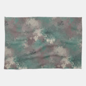 生物学的災害［有害物質］ウッドランド迷彩柄タオル キッチンタオル (横)
