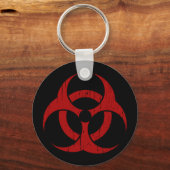 生物学的災害［有害物質］キーチェーン キーホルダー (正面)