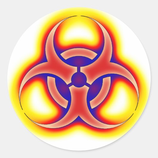 生物学的災害［有害物質］グロー ラウンドシール (正面)
