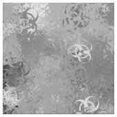 生物学的災害［有害物質］シンボルアーバン迷彩柄織物 ファブリック (見本)