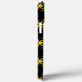 生物学的災害［有害物質］シンボルパターン電話ケース付き/カスタム文字 Case-Mate iPhoneケース (裏面 / 右)