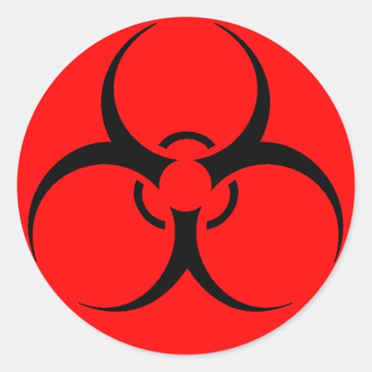 生物学的災害［有害物質］シール ラウンドシール (正面)