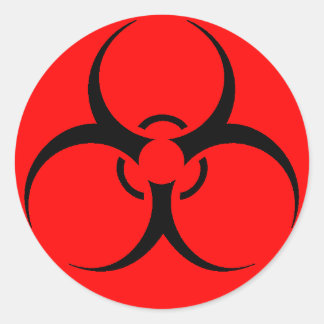 生物学的災害［有害物質］シール ラウンドシール