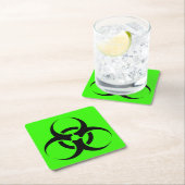 生物学的災害［有害物質］ スクエアペーパーコースター (インサイチュ)