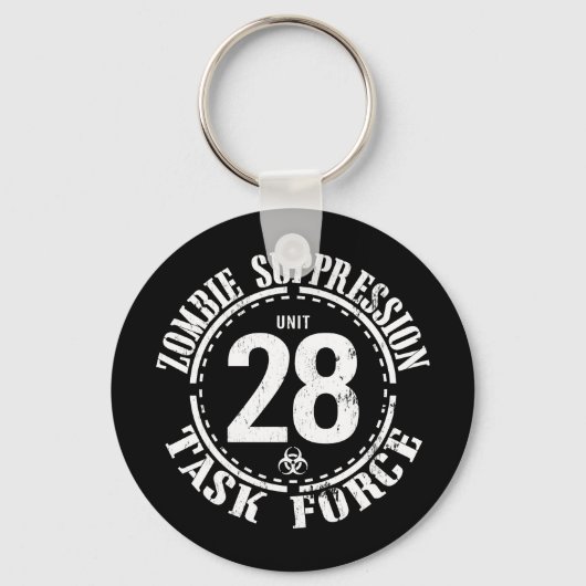 生物学的災害［有害物質］：ゾンビ伝染キーチェーン キーホルダー (正面)