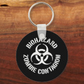 生物学的災害［有害物質］：ゾンビ伝染キーチェーン キーホルダー (正面)