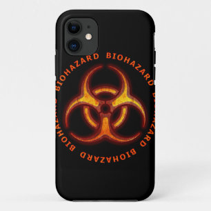 生物学的災害［有害物質］・ゾ警告ンビ iPhone 11 ケース