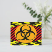 生物学的災害［有害物質］デザインバイケネス・ヨンチッチ ポストカード (スタンド正面)