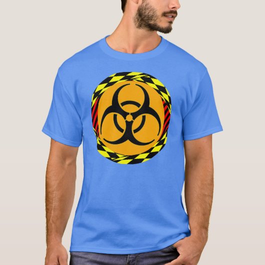 生物学的災害［有害物質］デザインバイケネス・ヨンチッチ Tシャツ (正面)