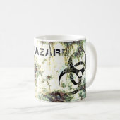 生物学的災害［有害物質］ノベルティマグ コーヒーマグカップ (正面右)