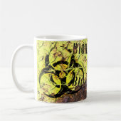 生物学的災害［有害物質］ノベルティマグ コーヒーマグカップ (左)