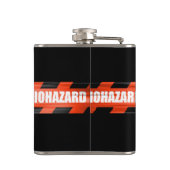 生物学的災害［有害物質］パーソナライズされたフラスコ フラスク (裏面)