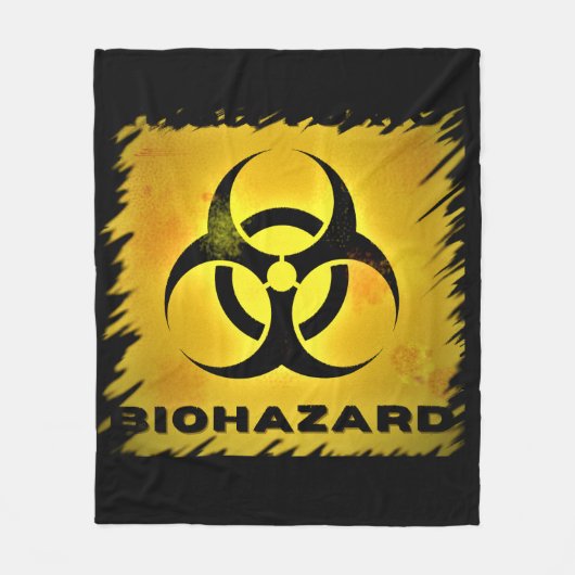 生物学的災害［有害物質］ フリースブランケット (正面)
