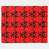 生物学的災害［有害物質］ フリースブランケット (正面(横))