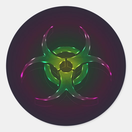 生物学的災害［有害物質］ ラウンドシール (正面)