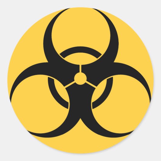 生物学的災害［有害物質］ ラウンドシール (正面)