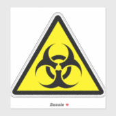 生物学的災害［有害物質］危険度記号ラベル シール (シート)