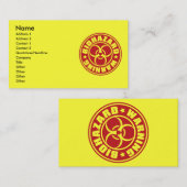 生物学的災害［有害物質］ 名刺 (正面/裏面)