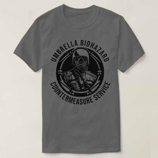 生物学的災害［有害物質］対策サービス Tシャツ (デザイン正面)