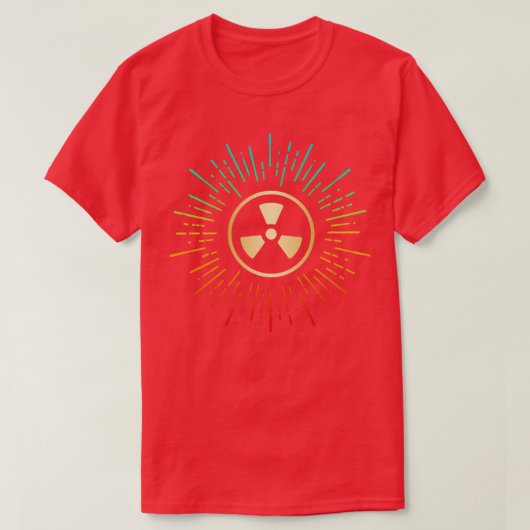 生物学的災害［有害物質］放射性 Tシャツ (デザイン正面)