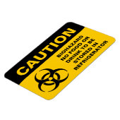 生物学的災害［有害物質］標識 マグネット (左側)