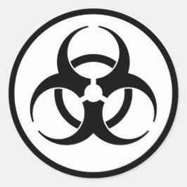 生物学的災害［有害物質］記号シール ラウンドシール