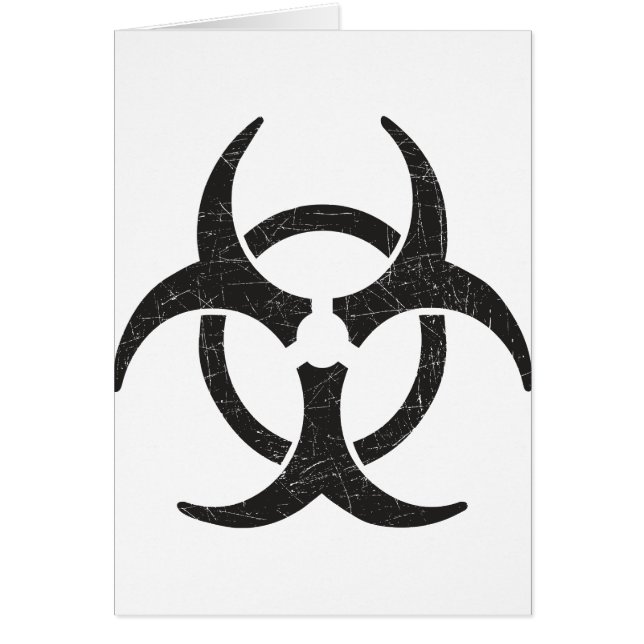 生物学的災害［有害物質］記号 (正面)