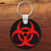 生物学的災害［有害物質］記号 キーホルダー (正面)