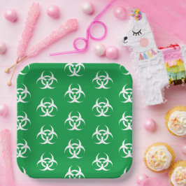 生物学的災害［有害物質］記号 ペーパープレート