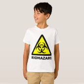 生物学的災害［有害物質］記号 Tシャツ (正面フル)