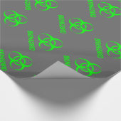 生物学的災害［有害物質］誕生日ラッピング紙 ラッピングペーパー (角)