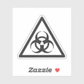 生物学的災害［有害物質］警告のシンボルステッカー シール (シート)