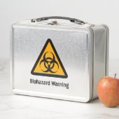 生物学的災害［有害物質］警告の金属弁当箱 メタルランチボックス (インサイチュ)