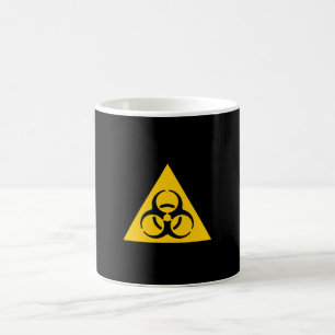 生物学的災害［有害物質］警報標識 コーヒーマグカップ