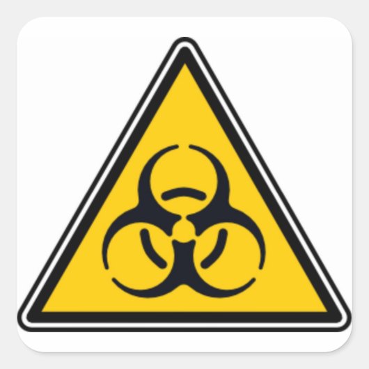 生物学的災害［有害物質］2 スクエアシール (正面)