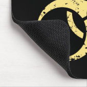 生物学的災害［有害物質］ - dist -黄色 マウスパッド (コーナー)