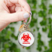 生物学的災害［有害物質］ Keychain キーホルダー (手)